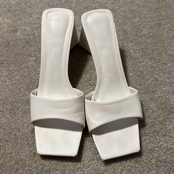 Chinese Laundry Mules - White - Size EU 40.5 (US 9.5) - Picture 2 of 6
